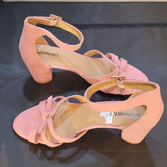 BRAND NEW WHITEMT BOWNOT LOW BLOCK HEEL SANDAL - Picture 8 of 15